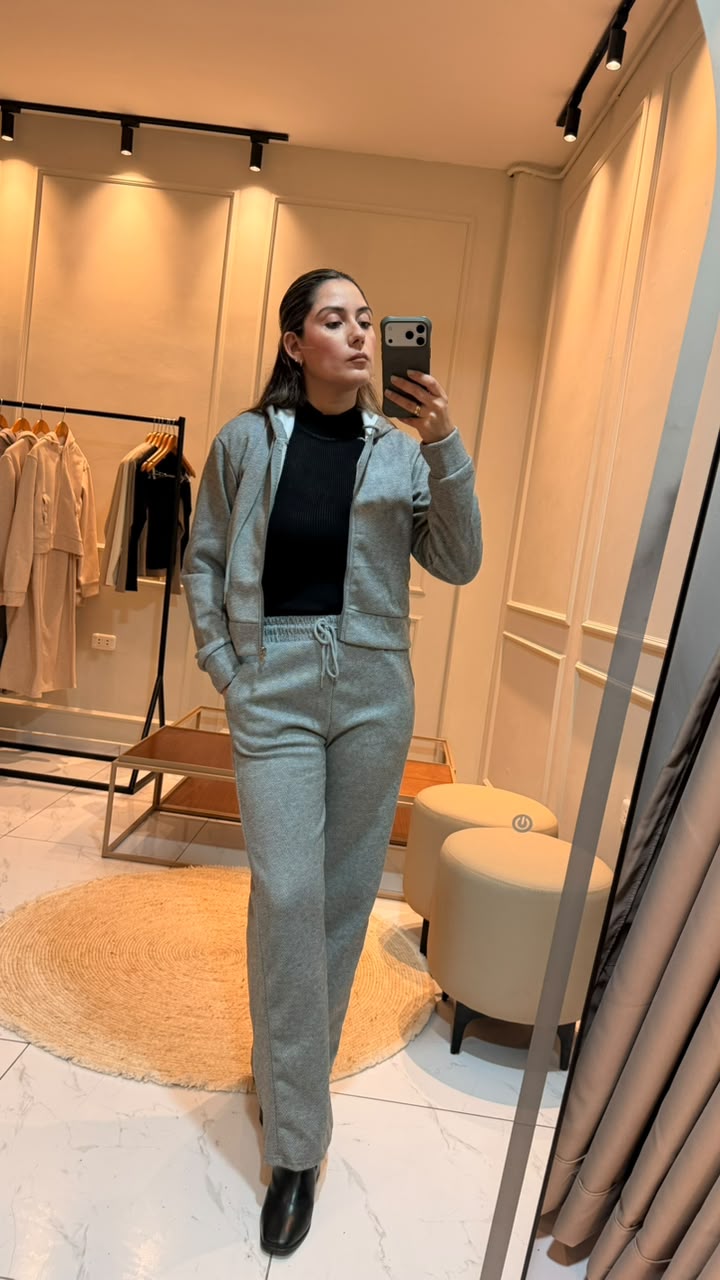 Conjunto texturado con Frisa